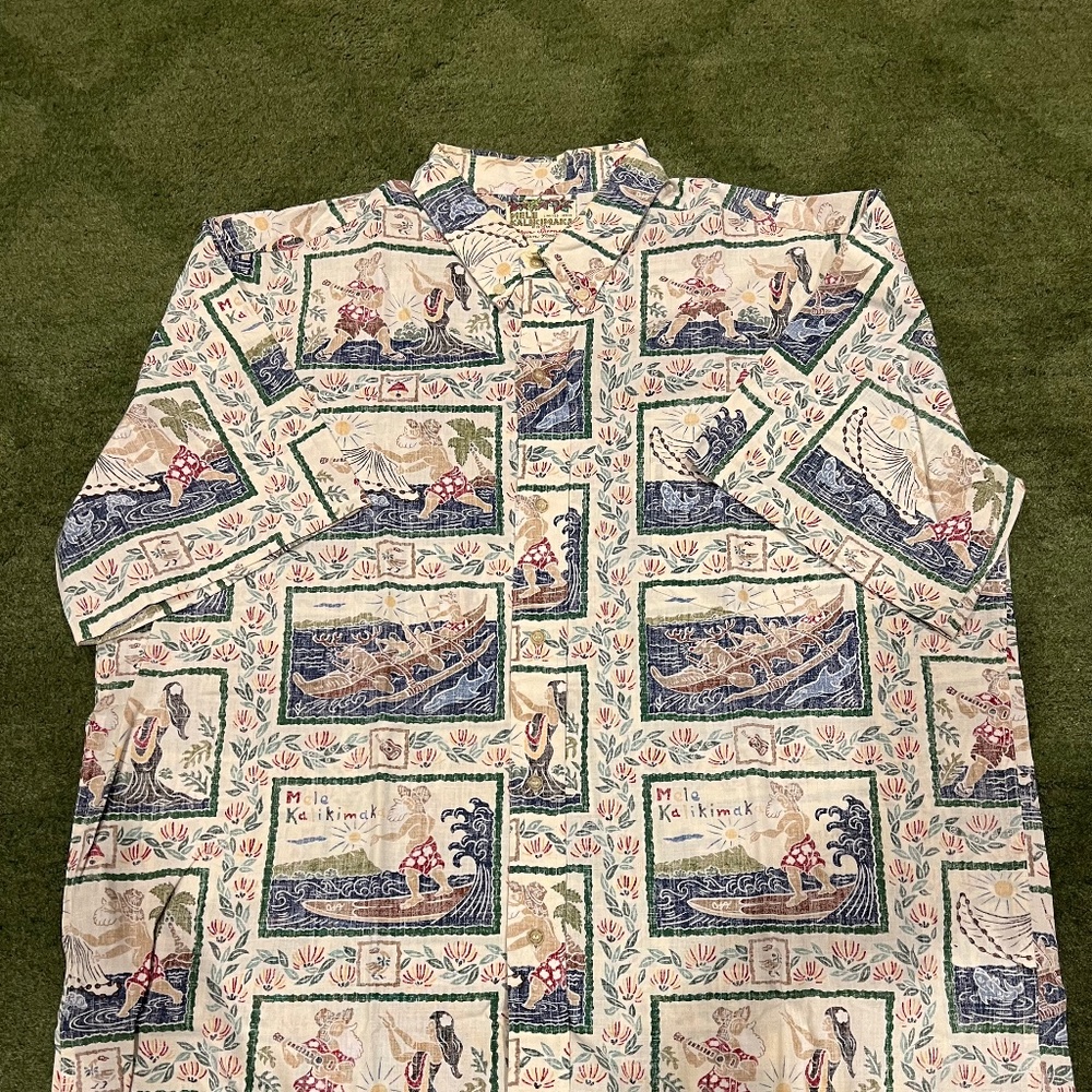 Reyn Spooner Mele Kalikimaka 2005 Limited Christmas Hawaiian Shirt XXL